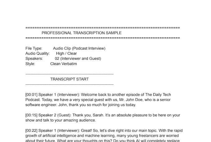 do verbatim audio transcription and video transcription